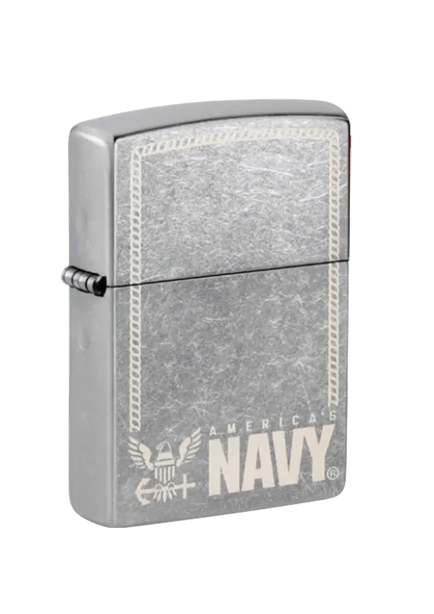 Zippo | Lazer Engravel | America's Navy | 47092 şəkil