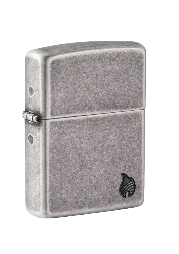 Zippo | Antique Silver Plate | Flame | 46399 изображение