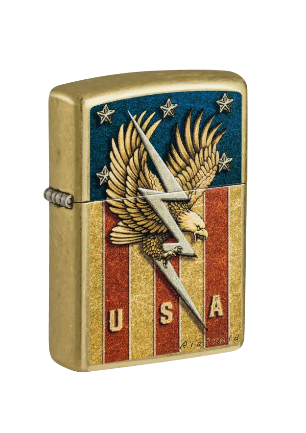 Zippo | Street Brass | Rietveld Usa | 47110 şəkil