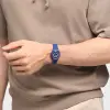 SWATCH - THE JANUARY COLLECTION - SWATCH BLUE TO BASICS - SO28N703  şəkil