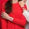 SWATCH - VALENTINE'S DAY - HALF <3 WHITE - SO29Z112  şəkil