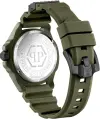 PHILIPP PLEIN - THE SKULL - GREEN ECO SERAMIC - PWUBA0423 şəkil