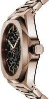 D1MILANO - SKELETON BRACELET - ROSE GOLD - D1-SKBJ12  şəkil