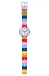 Flik-Flak | Power Time | Stripy Pinks | ZFPNP113 şəkil