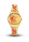 SWATCH - SKIN - YEAR OF THE SNAKE - GOLDEN RED BAMBOO - SYXZ105 şəkil