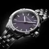 RAYMOND WEIL - TANGO - CLASSIC LADIES QUARTZ - PURPLE FROSTED DIAL - 5960-ST-50161 şəkil