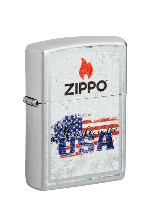 Zippo | Satin Chrome | Made In The Usa | 46843 şəkil