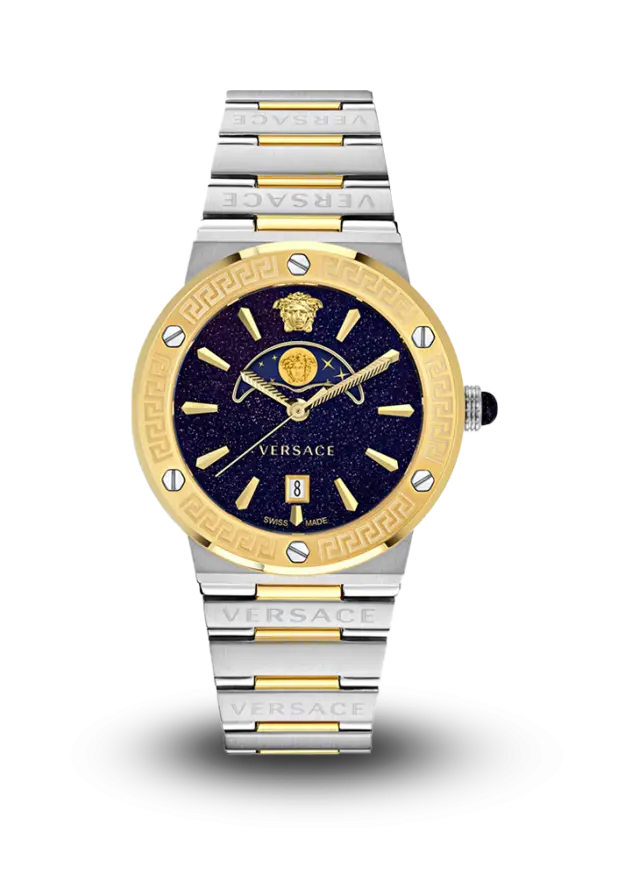 VERSACE - GRECA LOGO - MOONPHASE - VE7G00223 şəkil