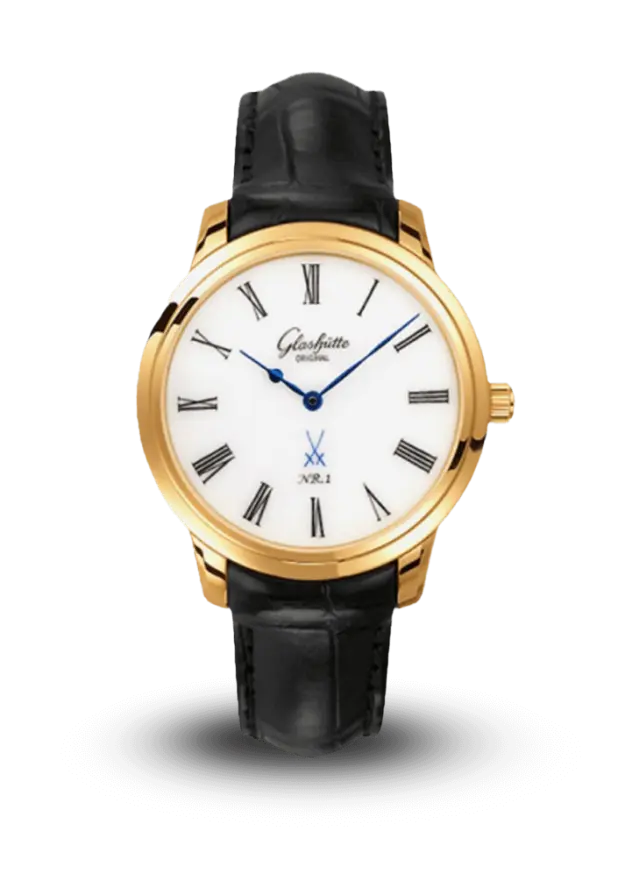 GLASHUTTE - SENATOR-MEISSEN - AUTOMATIC - 100-10-01-01-04  şəkil