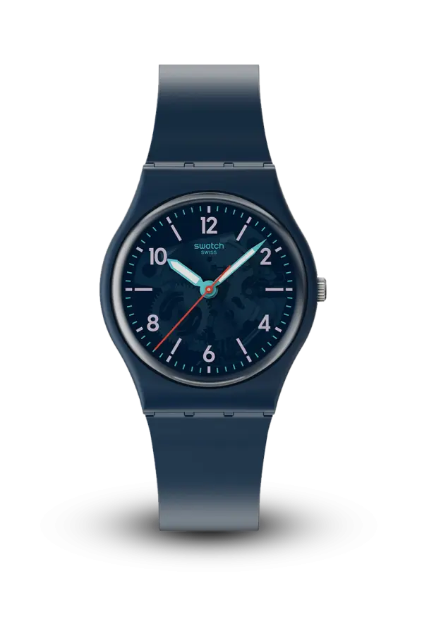 SWATCH - SWATCH ESSENTIALS - TIME TO TEAL - SO28N118 şəkil