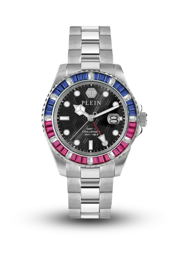 PHILIPP PLEIN - HYPER SPORT - GMT-I CHALLENGER BAGUETTE - PWPZA0124 şəkil