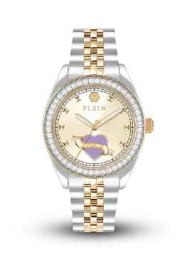 PHILIPP PLEIN - PLEIN VALENTINE - GOLD CRYSTAL HEART - PW2BA0925