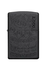 Zippo | Black Matte | Tone On Tone | 29989