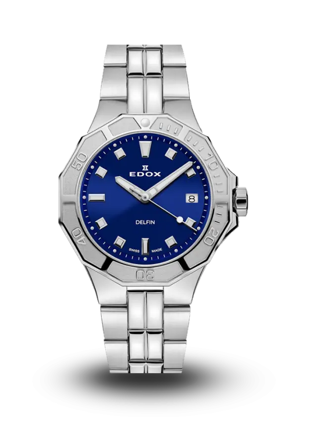 Edox | Delfin The Original | Date | 53021-3M-BUIN şəkil