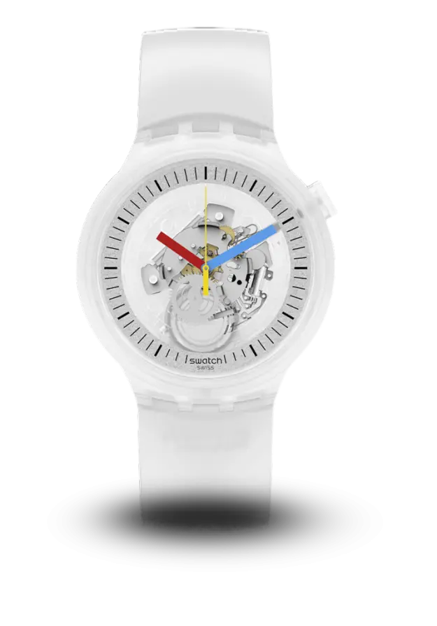 SWATCH - BIG BOLD - AZURE BLUE DAZE - SB01K100 şəkil