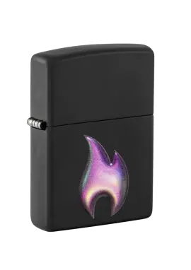 Zippo | Black Matte | Flame | 46965