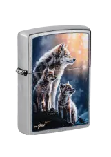 Zippo | Street Chrome | Mazzi Wolf Pack | 47106