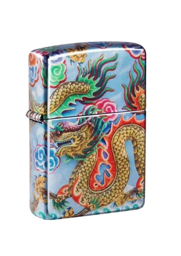 Zippo | Tumbled Chrome | Dragon | 48575 şəkil