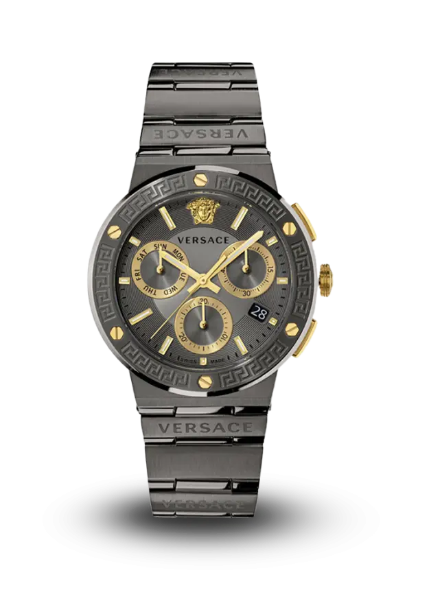 VERSACE - GRECA LOGO - 43MM BRACELET - VEZ900521 şəkil