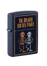 Zippo | Navy Matte | Til Death Do Us Part | 47119