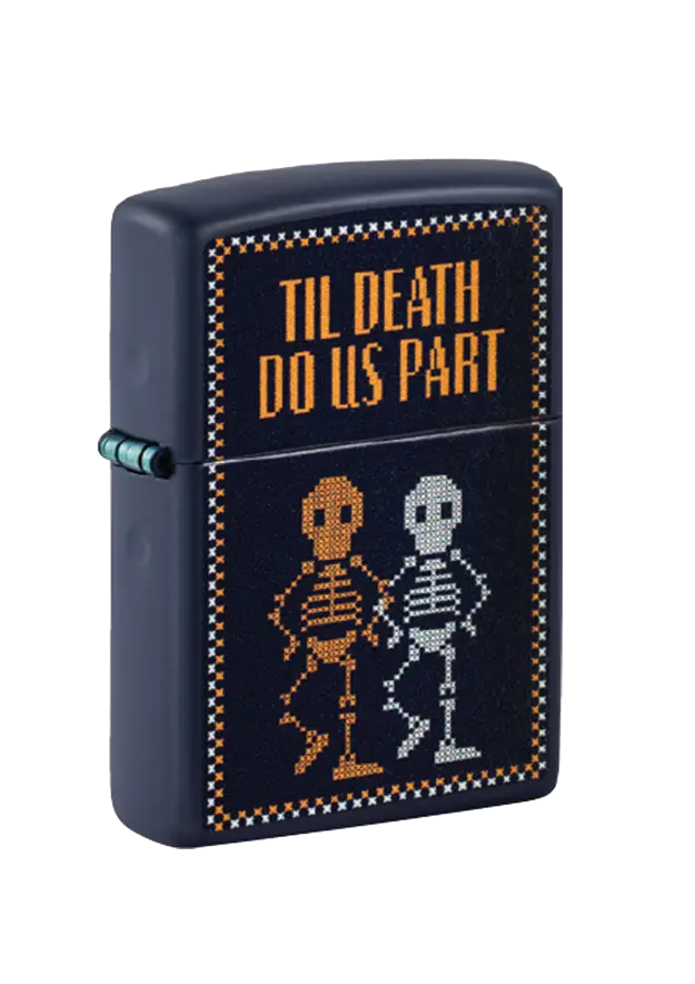 Zippo | Navy Matte | Til Death Do Us Part | 47119 şəkil