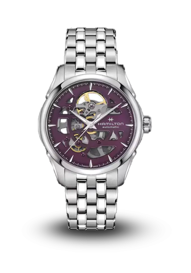 HAMILTON - JAZZMASTER - SKELETON LADY AUTOMATIC - H32265101 şəkil