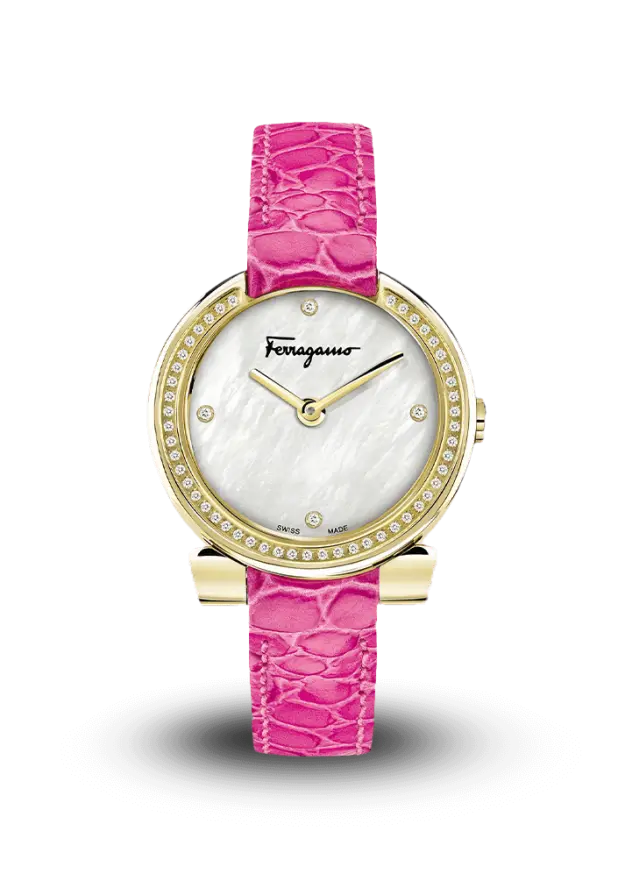 FERRAGAMO - GANCINO BICO - LADY STRAP QUARTZ - FAP050016  şəkil