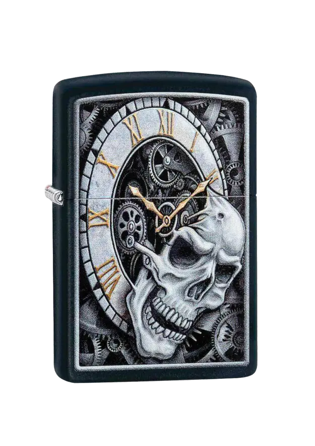 Zippo | Lighters | Skull Clock Design | 29854 şəkil