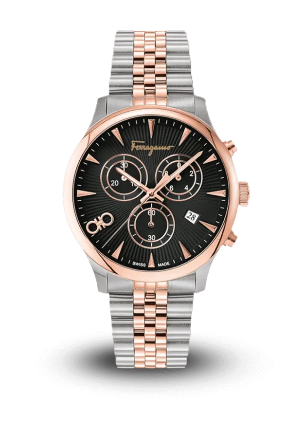 FERRAGAMO - DUO CHRONO - 42MM  QUARTZ - SFEZ00320 şəkil