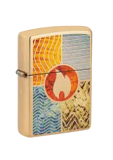 Zippo | High Polish Brass | Elements Of Earth | 48729