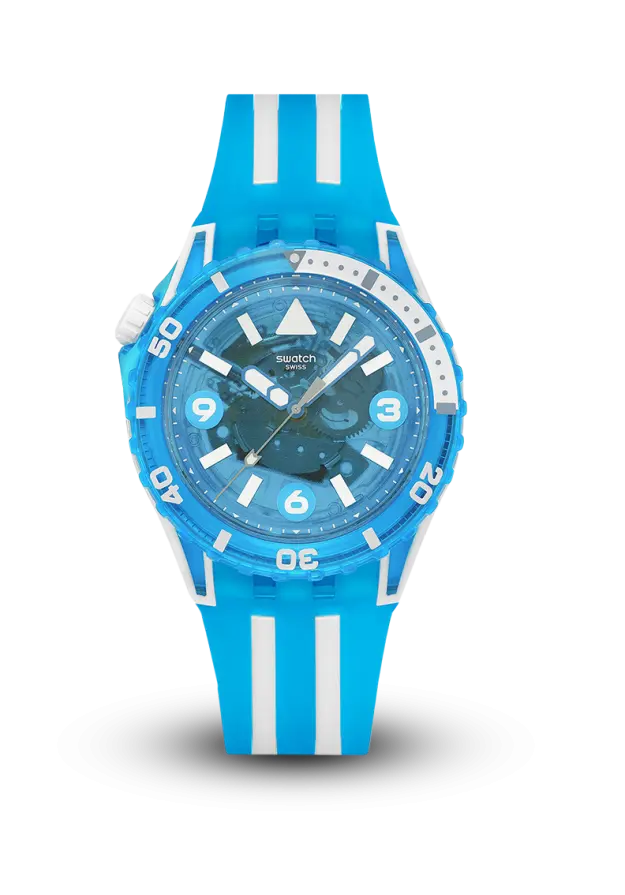 SWATCH - SWATCH SCUBAQUA - BLUE FIRE - SSCU09S100  şəkil