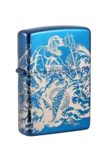 Zippo | High Polish Blue | Atlantis Design | 48787