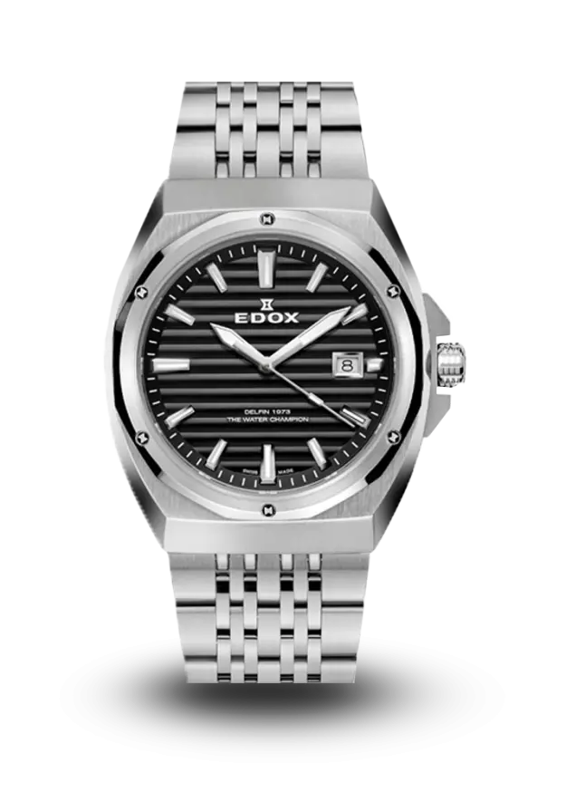 Edox | Delfin The Original | 1973 Date-Gents | 53032-3M-NIN şəkil