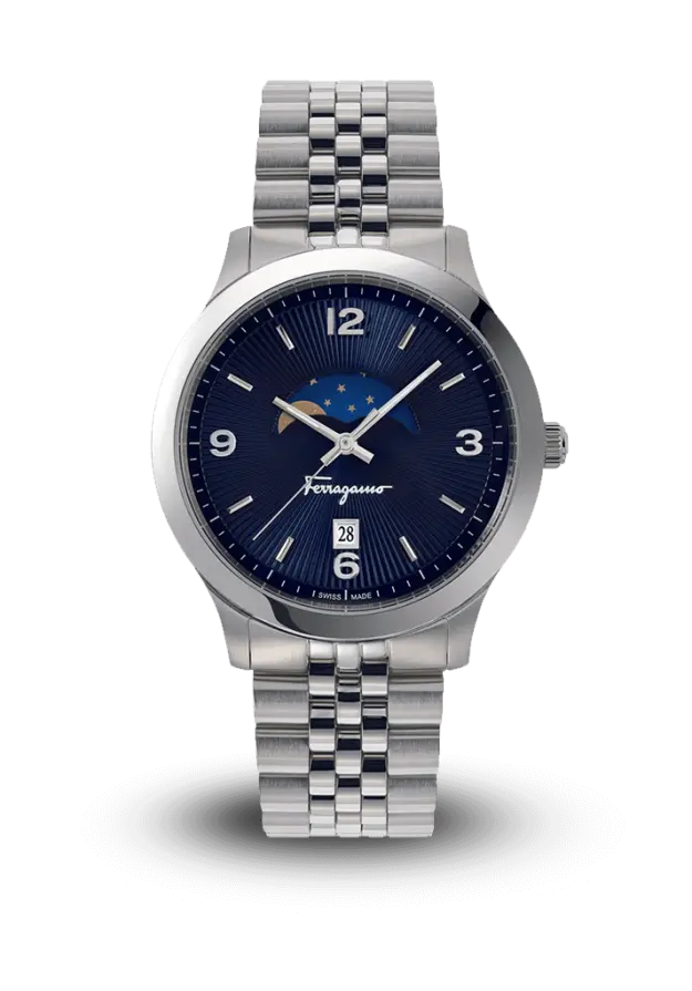 FERRAGAMO - DUO MOONPHA - 40 MM BRACELET - SFMO00122  şəkil