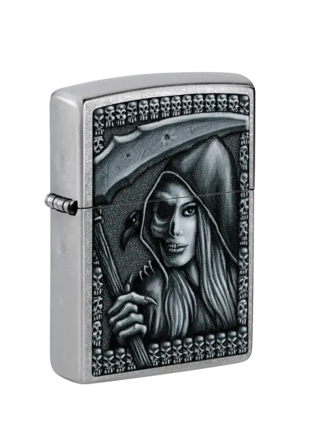 Zippo | Street Chrome | Grim Beauty Design | 46151 şəkil