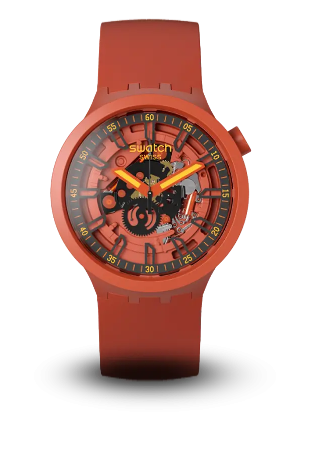SWATCH - BIG BOLD - AZURE BLUE DAZE - SB01R100 şəkil