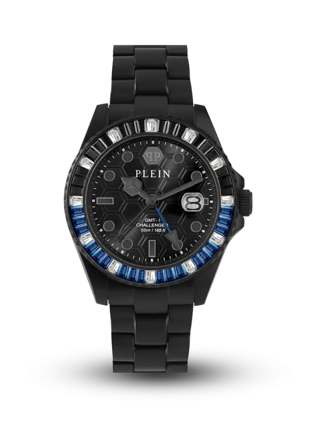 Philipp Plein | Gmt-I Challenger | Baguettes | PWPZA0324 şəkil