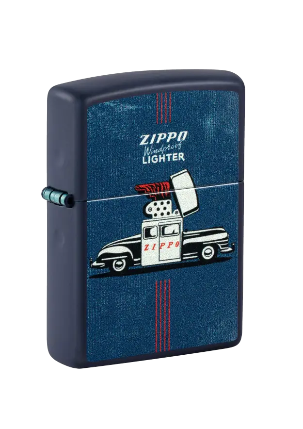 Zippo | Navy Matte | Vintage Zippo Car | 46942 image