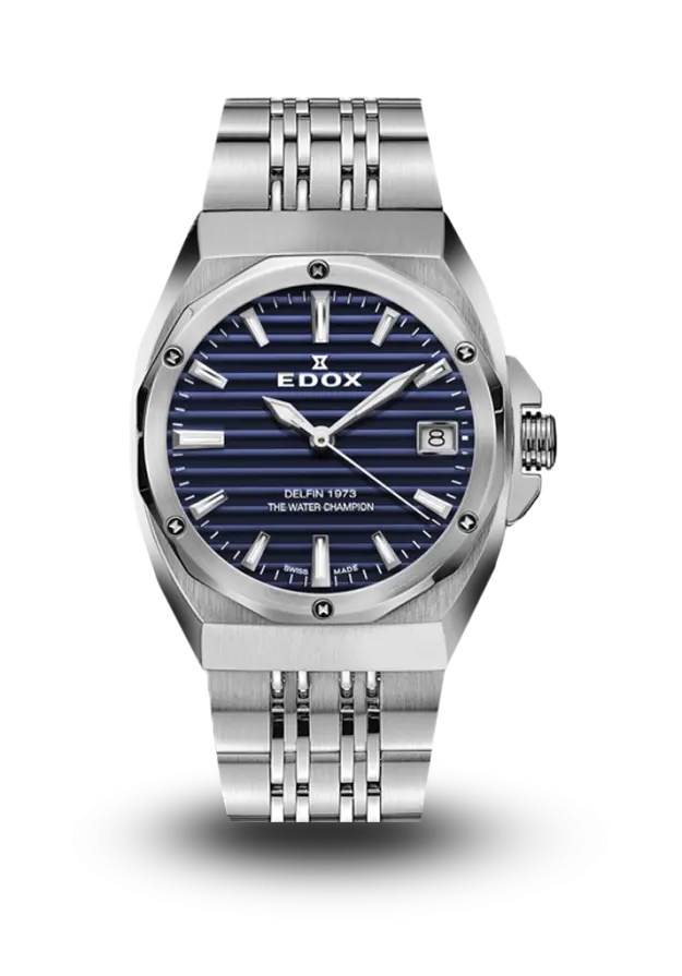 Edox | Delfin The Original | 1973 Date-Ladies | 50504-3M-BUIN şəkil