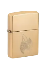 Zippo | High Polish Brass | Filigree Flame | 46967
