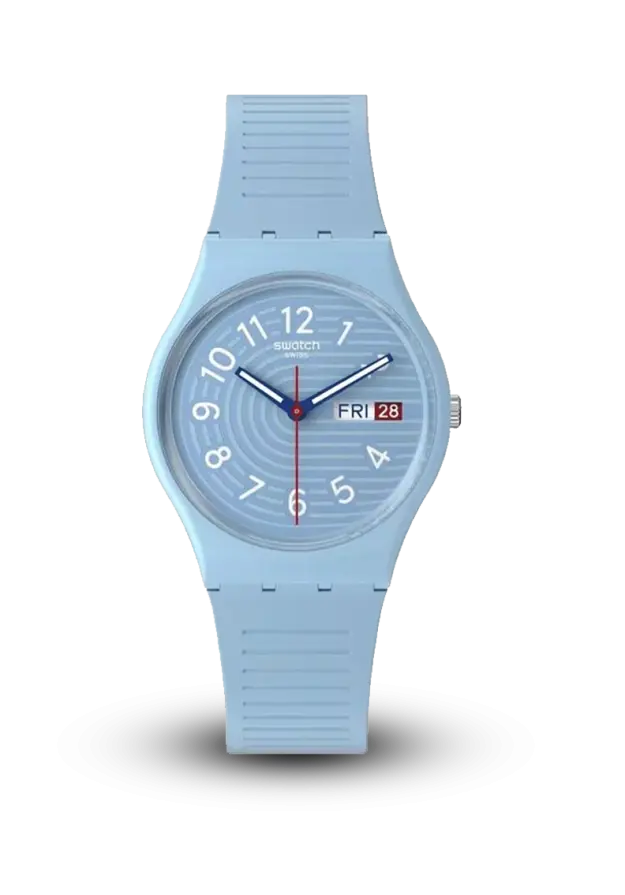 SWATCH - SWATCH ESSENTIALS - TRENDY LINES IN THE SKY - SO28S704 şəkil
