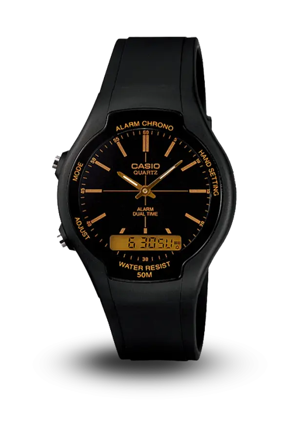 CASIO - GENERAL - ANALOG DIGITAL - AW-90H-9EVDF şəkil
