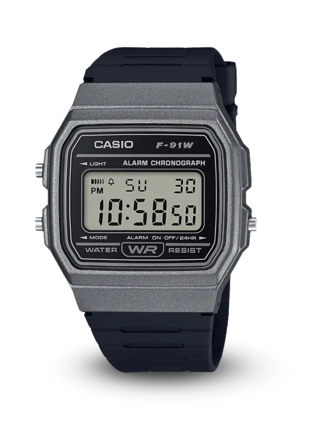 CASIO GENERAL - STANDARD DIGITAL - VINTAGE - F-91WM-1BDF şəkil