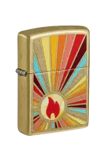 Zippo | Street Brass | Beaming Flame | 46957