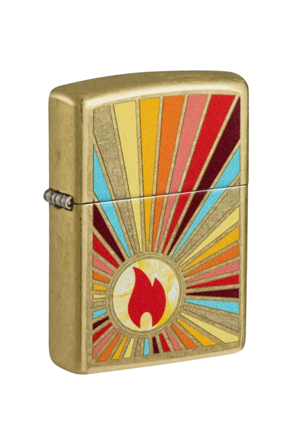 Zippo | Street Brass | Beaming Flame | 46957 image