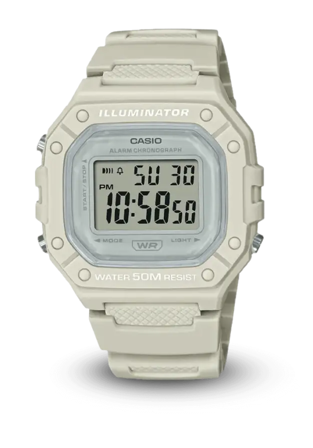 CASIO GENERAL - STANDARD DIGITAL -  - W-218HC-8AVDF şəkil