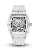 PHILIPP PLEIN - THE SKELETON - CRYSTAL - PWPTA0524 PHILIPP PLEIN - THE SKELETON - CRYSTAL - PWPTA0524