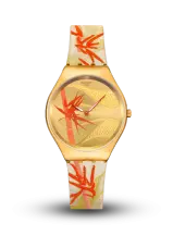 SWATCH - SKIN - YEAR OF THE SNAKE - GOLDEN RED BAMBOO - SYXZ105 SWATCH - SKIN - YEAR OF THE SNAKE - GOLDEN RED BAMBOO - SYXZ105
