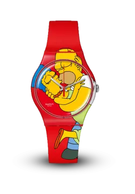 SWATCH - ORIGINALS - THE SIMPSONS ORIGINAL - SWEET EMBRACE - SO29Z120