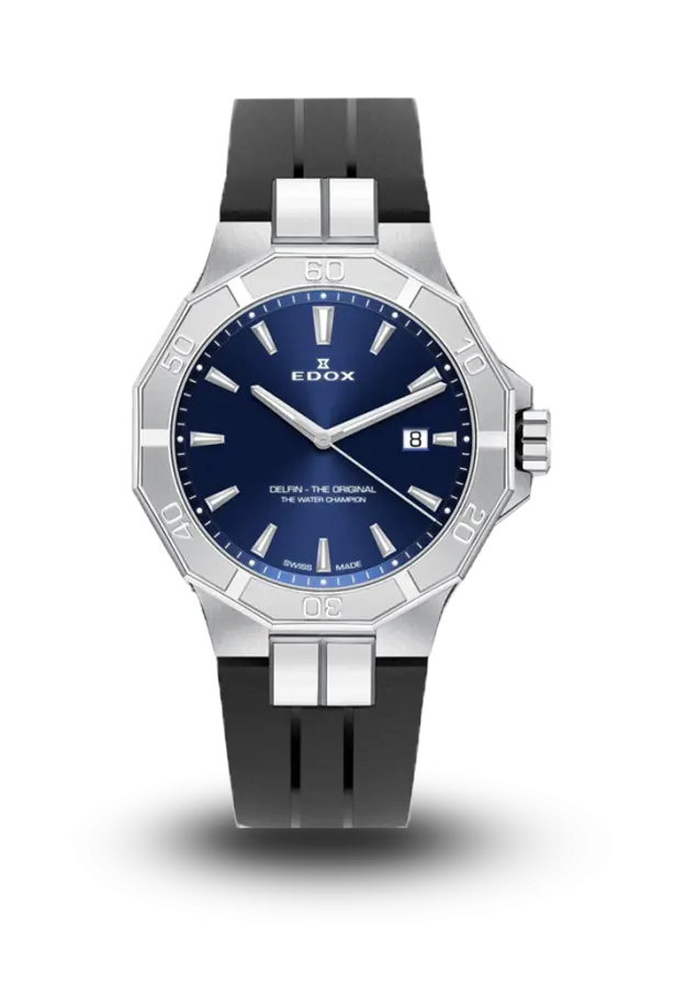 Edox | Delfin The Original | Date | 53021-3CA-BUIN şəkil